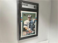 1998 Topps Traded Troy Aikman SGC 8 Rookie
