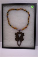 NATIVE AMERICAN ARTIFACT - OTTER EFFIGY NECKLACE