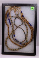 NATIVE AMERICAN ARTIFACT - STONE BEAD NECKLACE