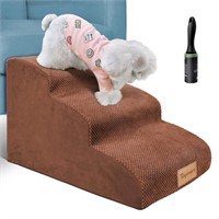 Topmart 3 Tiers Foam Dog Ramps/Steps,Non-Slip Dog