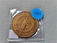 1776-1976 "One Dollar" collector coin. Buyer mus