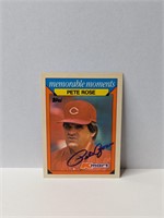 Pete Rose Autograph Card