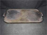 Vtg Wagner Ware Cast Iron 17" Double Griddle Top