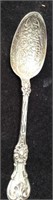 Rare Engraved Spoon 1901 Sterling Silver