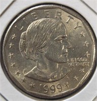 1999 P. Susan b. Anthony dollar