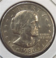 1980p Susan b. Anthony dollar