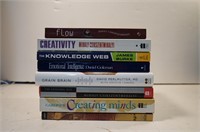 8 GREAT BOOKS LOT ABOUT CREATIVITY & MIND