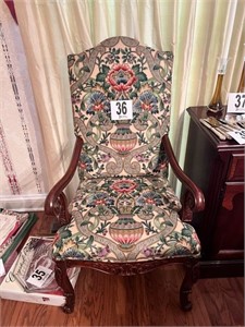 Upholstered Arm Chair(DR)