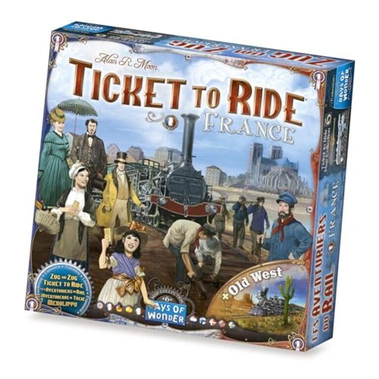 Ticket to Ride: France/Old West Map 6 - Bilingual