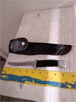 5 inch buck knife with sheath