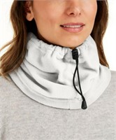 $28 DKNY Drawstring Polar Fleece Neckwarmer