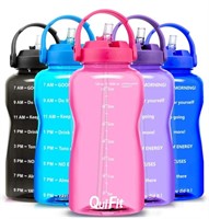 New QuiFit Motivational Gallon Water Bottle -