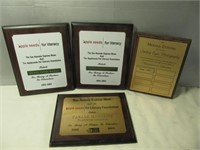 4pc Newspaper Awards Plaques