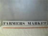 Framer's Market Wood Sign