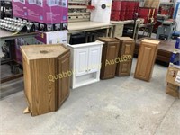 5 ASSORTED KITCHEN CABINETS
