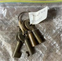 Grand Trunk Railroad Lock Keys
