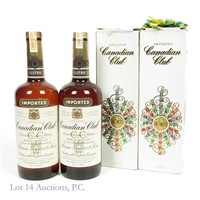 1974 Canadian Club 6 Year Canadian Whisky (2, 1 L)