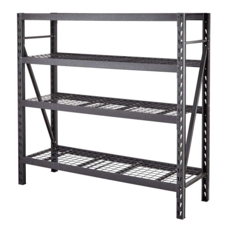 MAXIMUM MATTE BLACK INDUSTRIAL STORAGE RACK