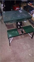 Fold up camping table