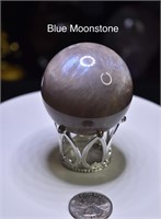 Blue Moonstone Sphere