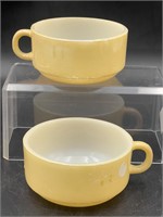 Vintage Glassbake Soup Chilli Mug Tan