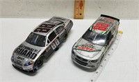 2 Dale Earnhardt Jr Metal Race Cars