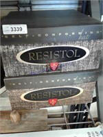 Pair of Resistol hat boxes w/ hats