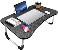 Portable Laptop Bed Table-Black