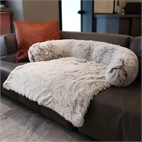 Pet Couch Protector for Dog with Neck Bolster