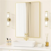 Gold Mirrors for Bathroom 24x36 Vanity Mirror