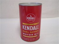 KENDALL DUAL ACTION MOTOR OIL QT. OIL CAN- MARKED