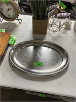 US 1940 OVAL THICK METAL TRAY