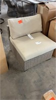 ARMLESS OUTDOOR CHAIR WITH  SHEFFIELD SIDE TABLE