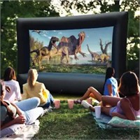 INFLATABLE OUTDOOR SCREEN, CONDITION UNKNOWN