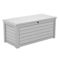 1 Keter 165-Gallon Resin Outdoor Deck Box - White