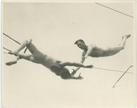 8x10 Trapeze stunt Circus Hall of Fame