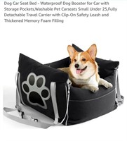 MSRP $30 Dog Car Seat Bed