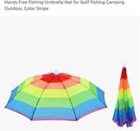 MSRP $12 Folding Umbrella Hat