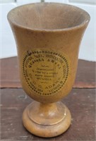 Antique Dr G.g. Adams Wood Quassia Cup