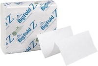 10PK DSS Bigfold Jr Z C-fold Towels  White  (260)