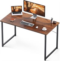 Coleshome 47 Inch Computer Desk  Deep Brown