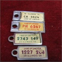 (4)Disabled veterans license plate keychains.