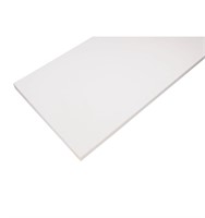 Rubbermaid  White Rectangular Shelf Board