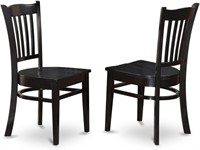 Set of 2 Black Groton Dining Chairs