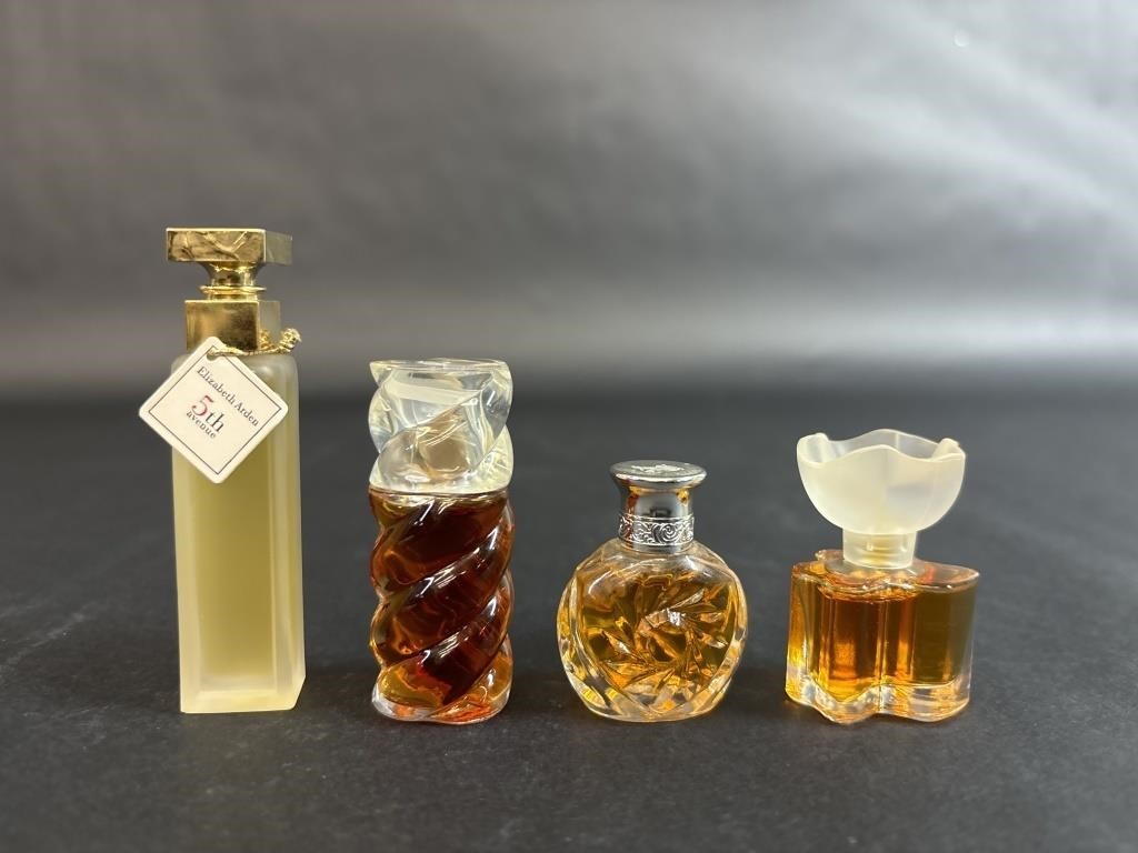 Four Various Sample Size Perfumes