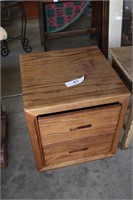 2 drawer end table