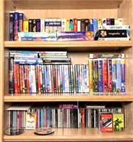 DVD, CDs & VHS