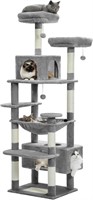 PAWZ Road Large Cat Tree  72 Inches  Gray