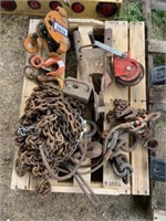 2" Truck Trolley, Misc Swivel Hooks, Chains &