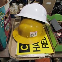 SAFETY HATS & MAP, ETC